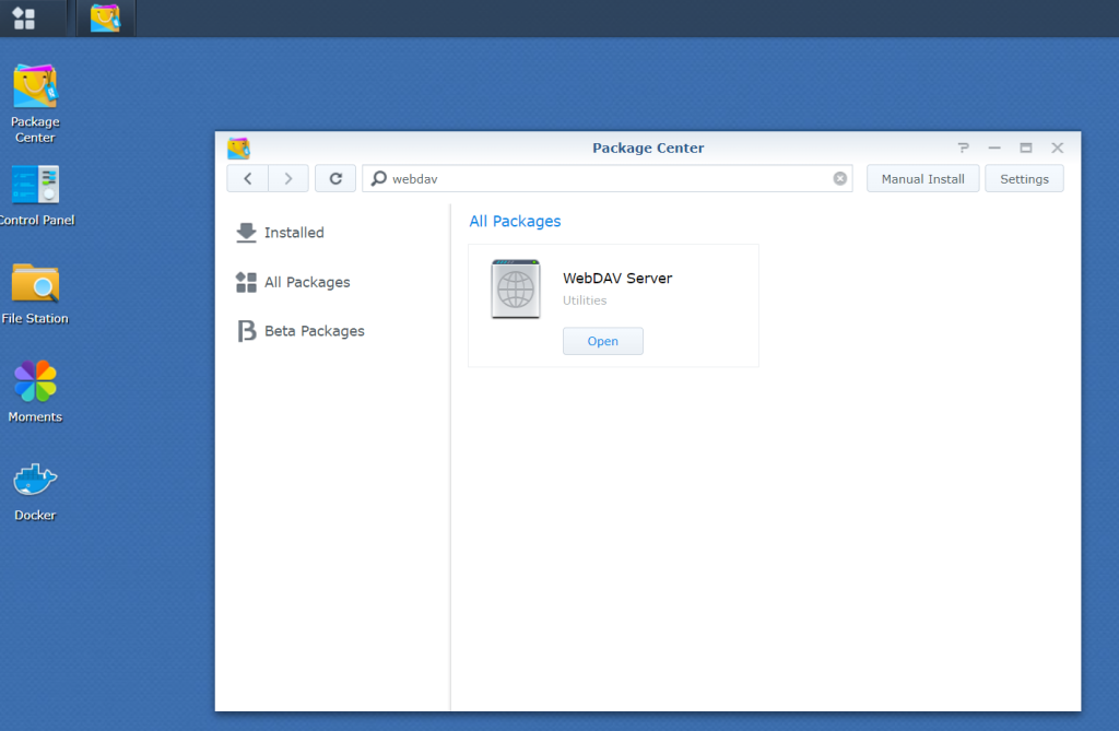 群晖安装WebDAV